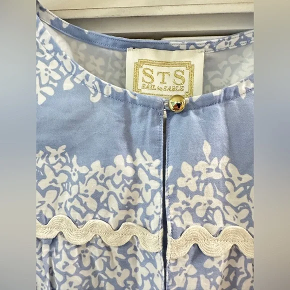 Sail to sable blue midi dress SZ L - Picture 2 of 9